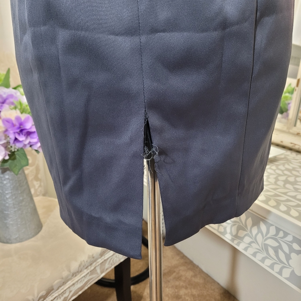 EXPRESS BEJEWELED SATIN DRESS - Picture 6 of 6
